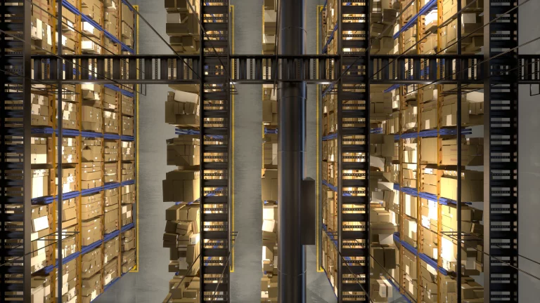 optimisation-espace-d'entrepôt-rayonnage-dynamique-montage-system